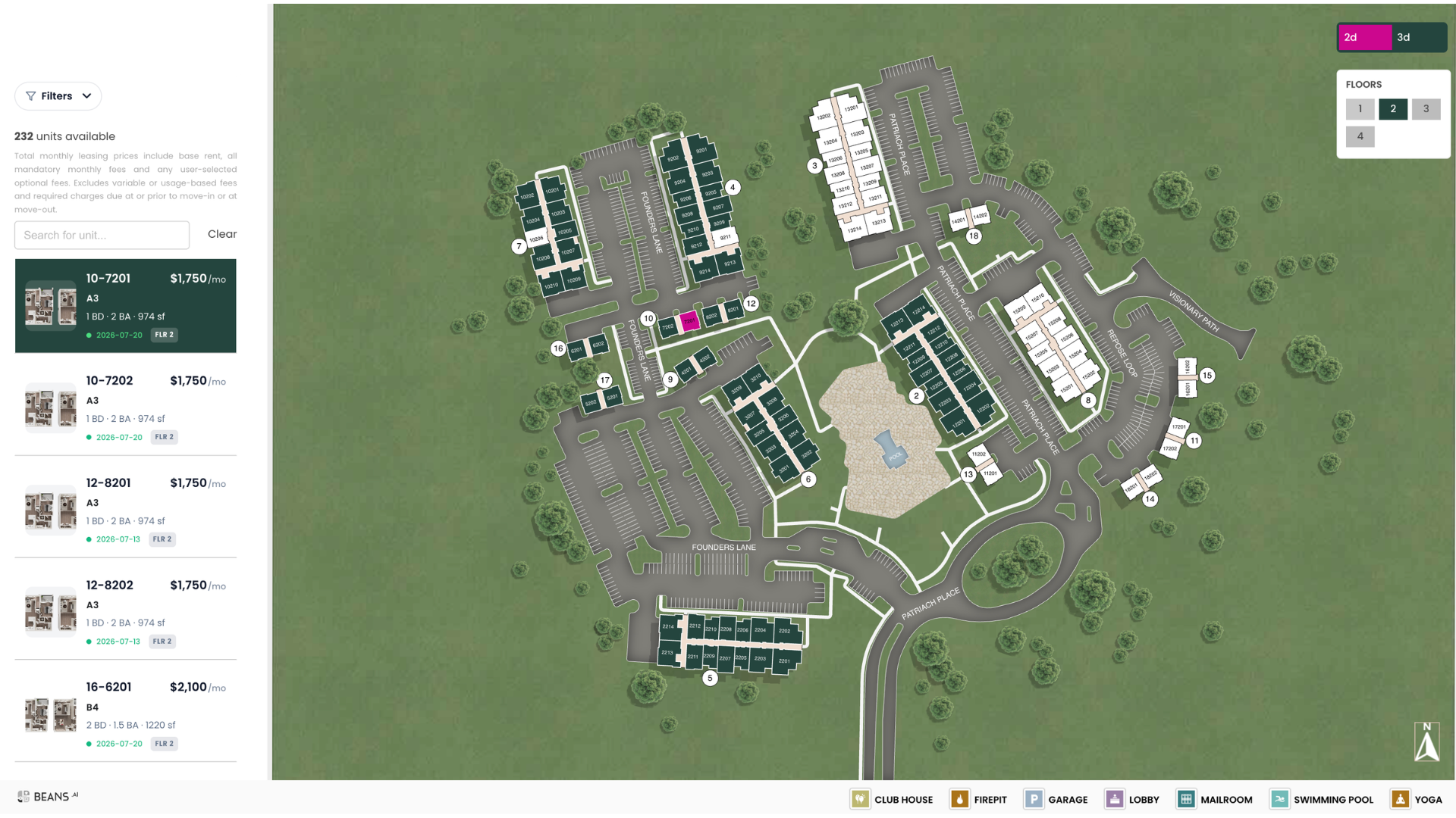 Pretty 2D map